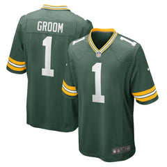 Number 1 Groom Game Jersey - Green Bay Packers