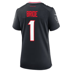 Number 1 Bride Women's Game Jersey - Houston Texans