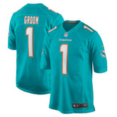 Number 1 Groom Game Jersey - Miami Dolphins