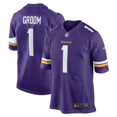 Number 1 Groom Game Jersey - Minnesota Vikings