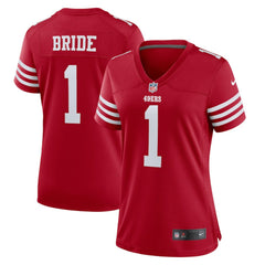 Number 1 Bride Women's Game Jersey - San Francisco 49ers