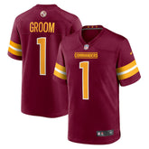 Number 1 Groom Game Jersey - Washington Commanders