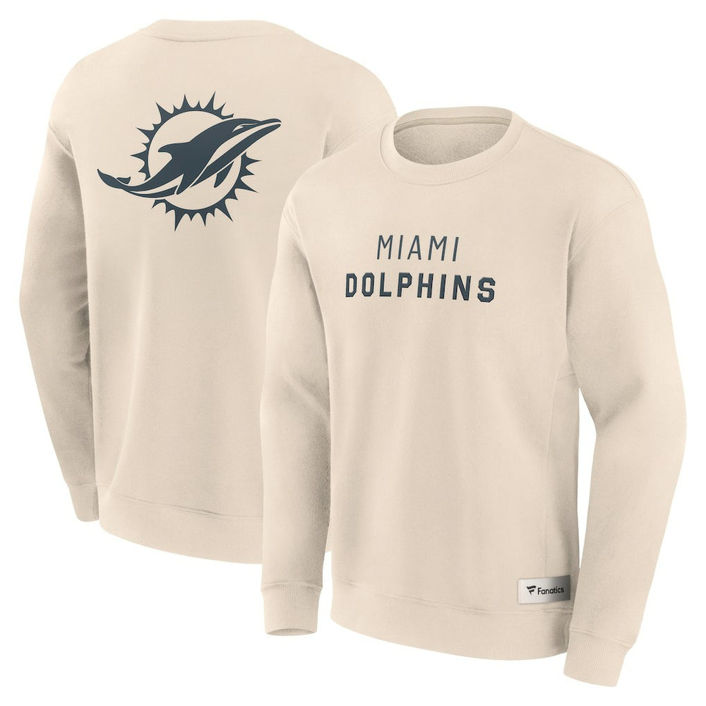 Elements Future Ground Lettering Pullover Sweatshirt - Miami Dolphins