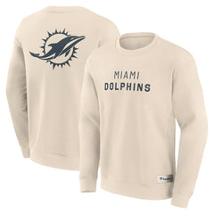 Elements Future Ground Lettering Pullover Sweatshirt - Miami Dolphins