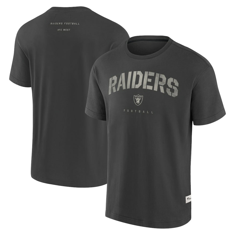 Elements Weathered Tonal Future Ground T-Shirt - Las Vegas Raiders