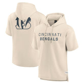Elements Future Ground Lettering Short Sleeve Pullover Hoodie - Cincinnati Bengals