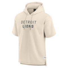Elements Future Ground Lettering Short Sleeve Pullover Hoodie - Detroit Lions