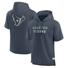 Elements Future Ground Lettering Short Sleeve Pullover Hoodie - Houston Texans