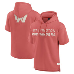 Elements Future Ground Lettering Short Sleeve Pullover Hoodie - Washington Commanders
