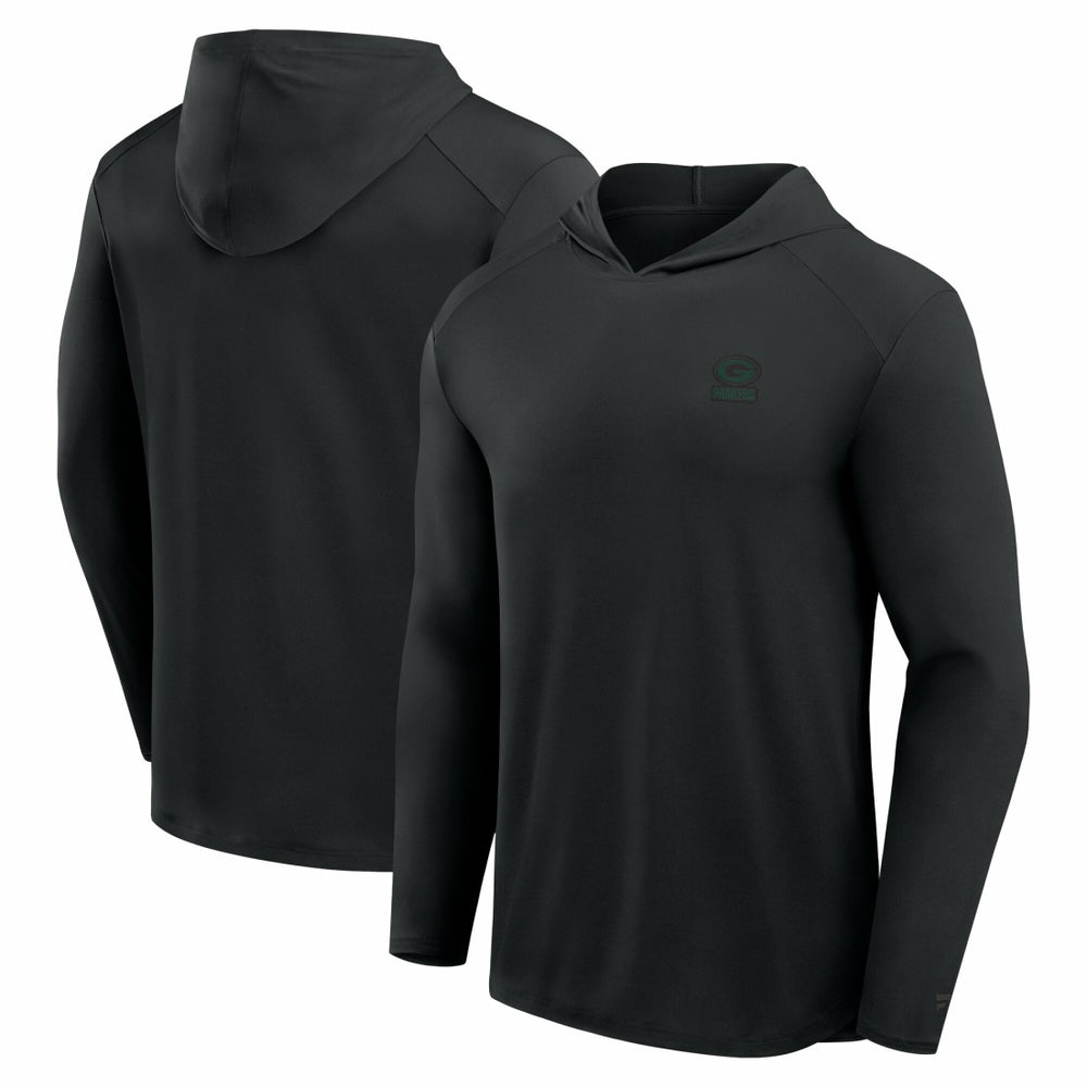 Front Office Power Mono Long Sleeve Hoodie T-Shirt - Green Bay Packers