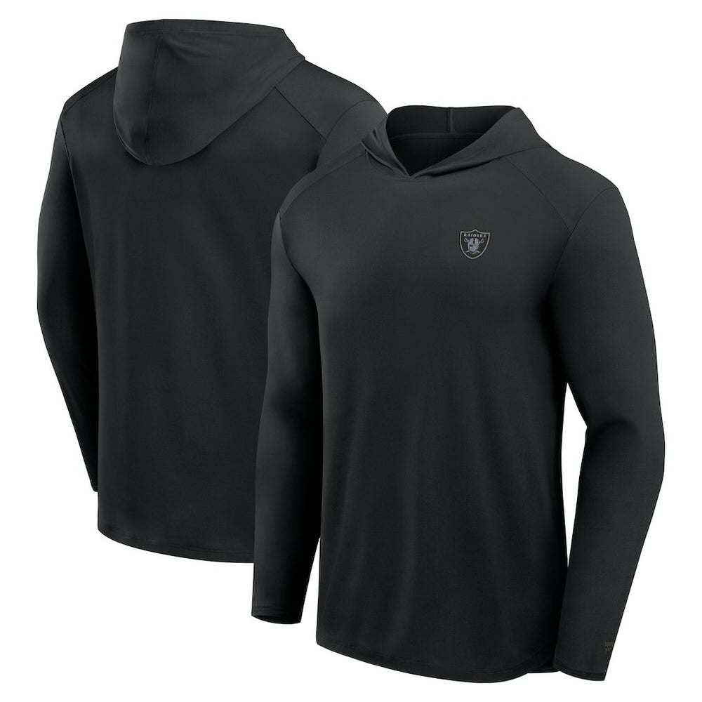 Front Office Power Mono Long Sleeve Hoodie T-Shirt - Las Vegas Raiders