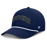 MLB Milwaukee Brewers Fanatics Clubhouse Foul Ball A-Frame Adjustable Hat