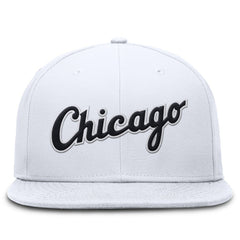 MLB Chicago White Sox Nike Wordmark Dri-FIT Round Bill True Fitted Hat