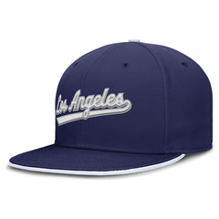 MLB Los Angeles Dodgers Nike Primetime Dri-FIT Round Bill True Fitted Hat