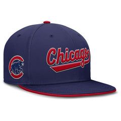 MLB Chicago Cubs Nike Primetime Dri-FIT Round Bill True Fitted Hat