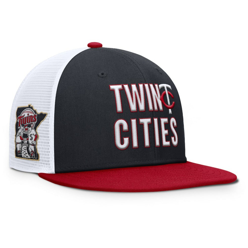 MLB Minnesota Twins Nike Pro Trucker Snapback Hat