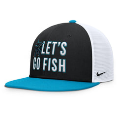 MLB Miami Marlins Nike Pro Performance Trucker Snapback Hat