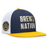 MLB Milwaukee Brewers Nike Pro Trucker Snapback Hat
