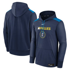 MLB Philadelphia Phillies Nike Authentic Collection City Connect Therma Pullover Hoodie