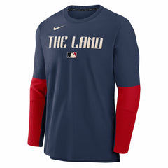 MLB Cleveland Guardians Nike 2025 City Connect Authentic Collection Player Dri-FIT Lightweight Pullover
