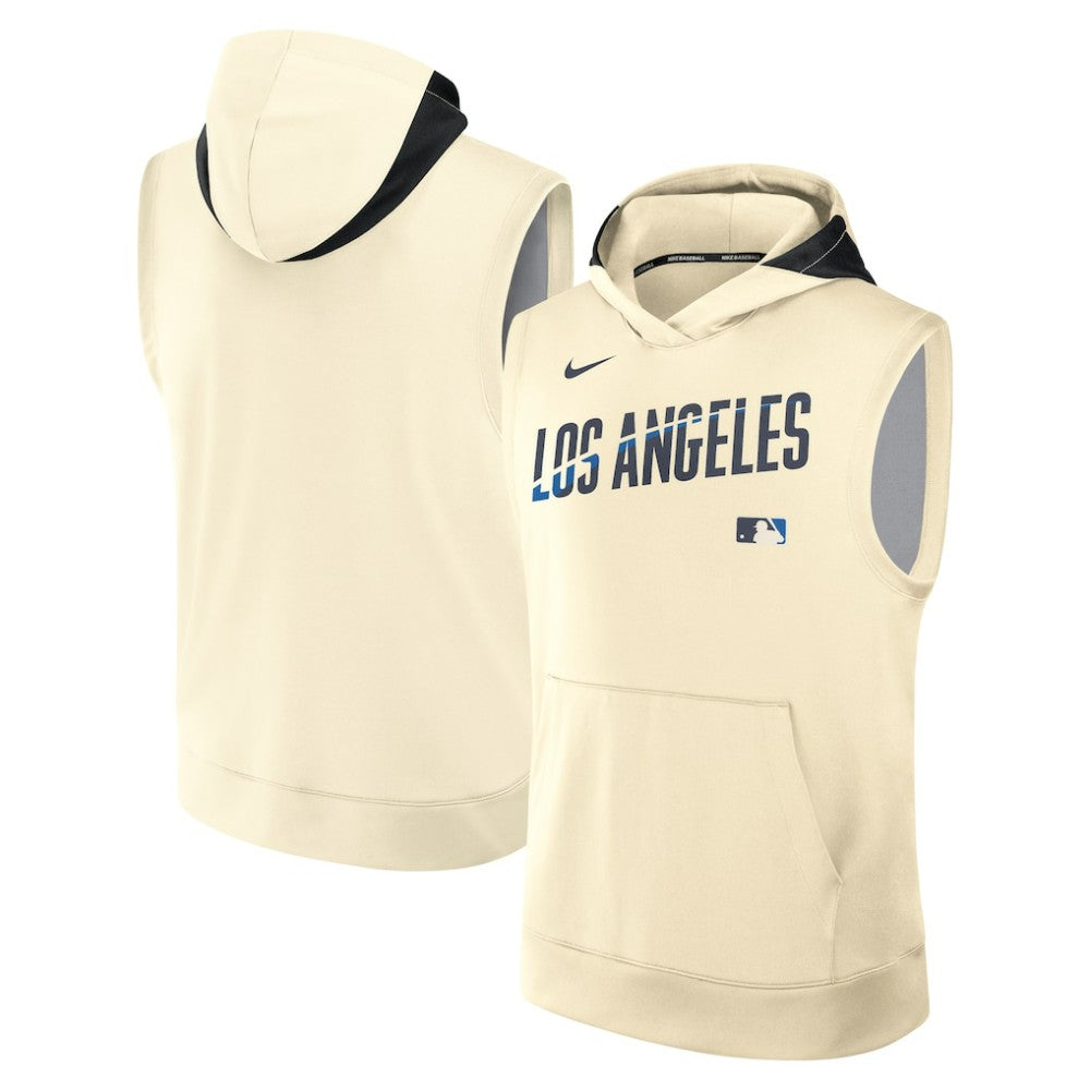 MLB Los Angeles Dodgers Nike 2025 City Connect Authentic Collection Dri-FIT Sleeveless Hoodie