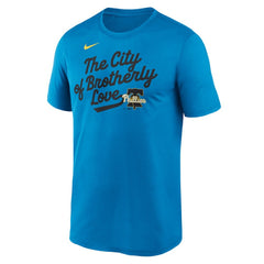 MLB Philadelphia Phillies Nike City Connect Team Phrase Script Legend Performance T-Shirt