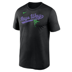 MLB Tampa Bay Rays Nike City Connect Team Phrase Script Legend Performance T-Shirt