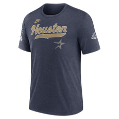 MLB Houston Astros Nike Cooperstown Collection Eras Tri-Blend T-Shirt