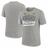 MLB Milwaukee Brewers Nike Cooperstown Collection Retro Tri-Blend T-Shirt