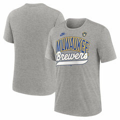 MLB Milwaukee Brewers Nike Cooperstown Collection Retro Tri-Blend T-Shirt