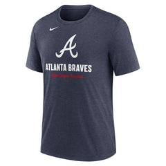 MLB Atlanta Braves Nike Logo Tri-Blend T-Shirt