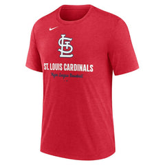 MLB St. Louis Cardinals Nike Logo Tri-Blend T-Shirt