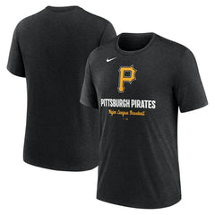 MLB Pittsburgh Pirates Nike Logo Tri-Blend T-Shirt