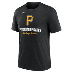 MLB Pittsburgh Pirates Nike Logo Tri-Blend T-Shirt