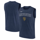 MLB Milwaukee Brewers Nike Knockout Dri-FIT Muscle Tank Top