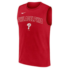 MLB Philadelphia Phillies Nike Knockout Dri-FIT Muscle Tank Top
