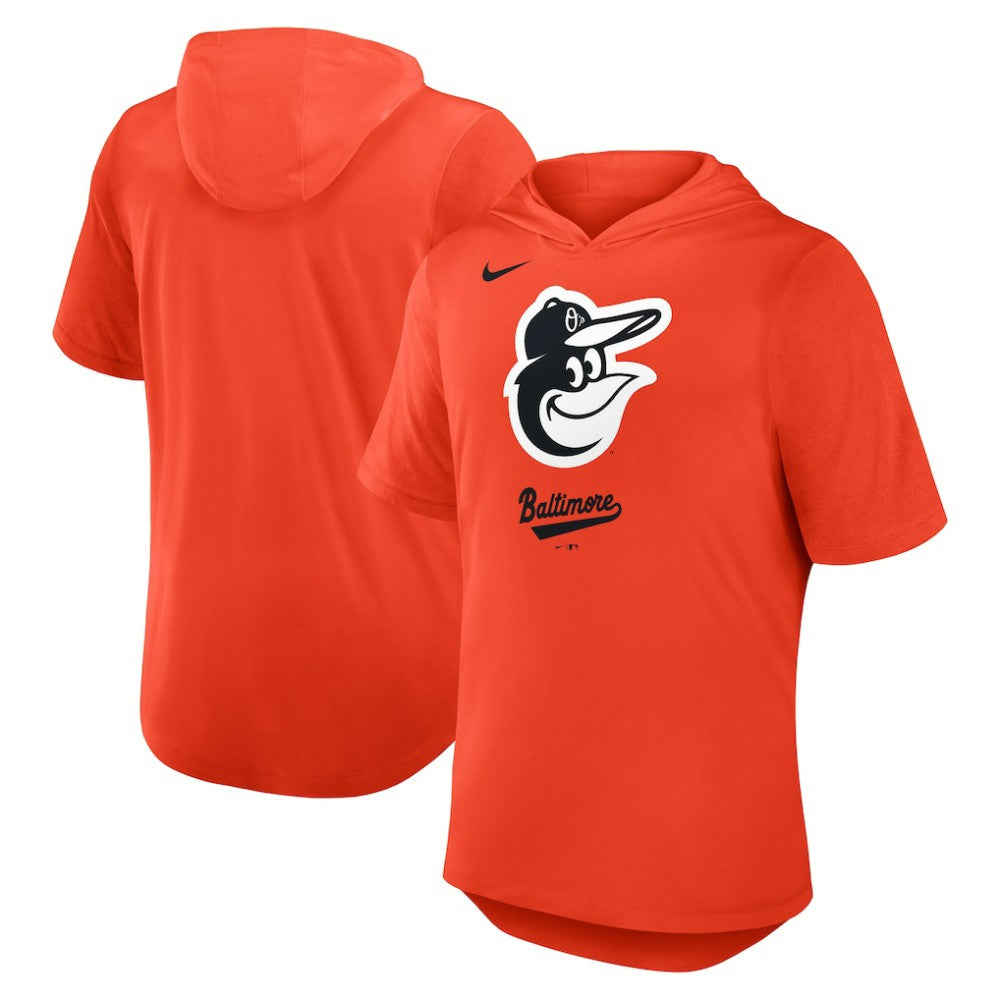 MLB Baltimore Orioles Nike Tri-Blend Hoodie T-Shirt