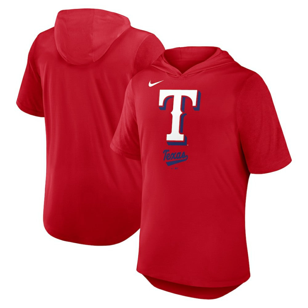 MLB Texas Rangers Nike Tri-Blend Hoodie T-Shirt