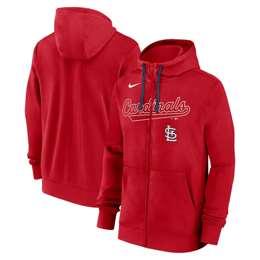 MLB St. Louis Cardinals Nike Knockout Script Full-Zip Hoodie