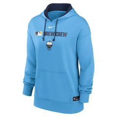 MLB Milwaukee Brewers Nike Women's City Connect Authentic Collection Therma-FIT Hoodie