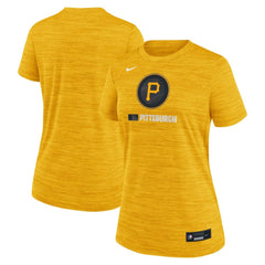 MLB Pittsburgh Pirates Nike Women's Authentic Collection City Connect Velocity Dri-FIT T-Shirt