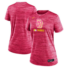 MLB San Diego Padres Nike Women's Authentic Collection City Connect Velocity Dri-FIT T-Shirt
