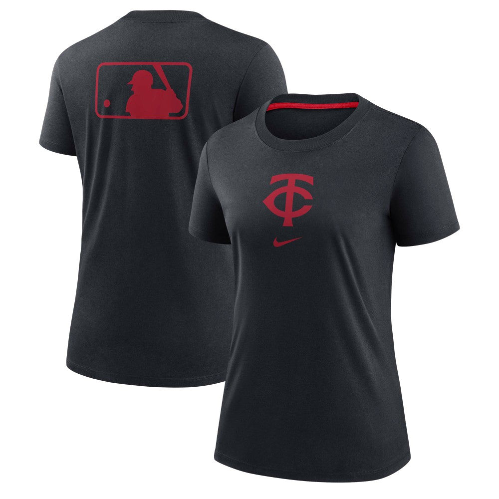 MLB Minnesota Twins Nike Women's Authentic Collection Early Work Tri-Blend T-Shirt
