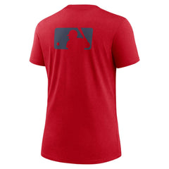 MLB Los Angeles Angels Nike Women's Authentic Collection Early Work Tri-Blend T-Shirt