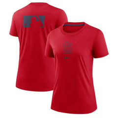 MLB St. Louis Cardinals Nike Women's Authentic Collection Early Work Tri-Blend T-Shirt