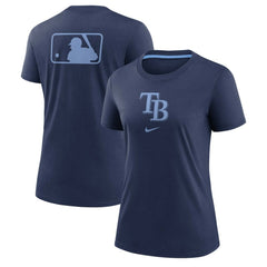 MLB Tampa Bay Rays Nike Women's Authentic Collection Early Work Tri-Blend T-Shirt