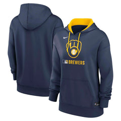 MLB Milwaukee Brewers Nike Women's Authentic Collection Therma-FIT Hoodie