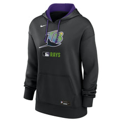 MLB Tampa Bay Rays Nike Women's Authentic Collection Lockup Alternate Logo Therma Hoodie