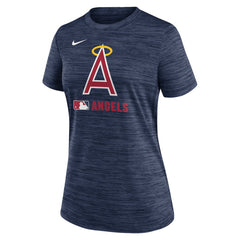 MLB Los Angeles Angels Nike Women's Authentic Collection Alternate Logo Velocity Dri-FIT T-Shirt