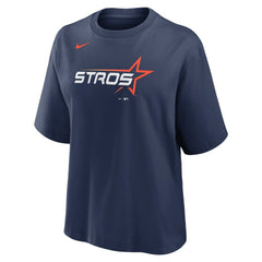 MLB Houston Astros Nike Women's 2025 City Connect Logo Boxy T-Shirt